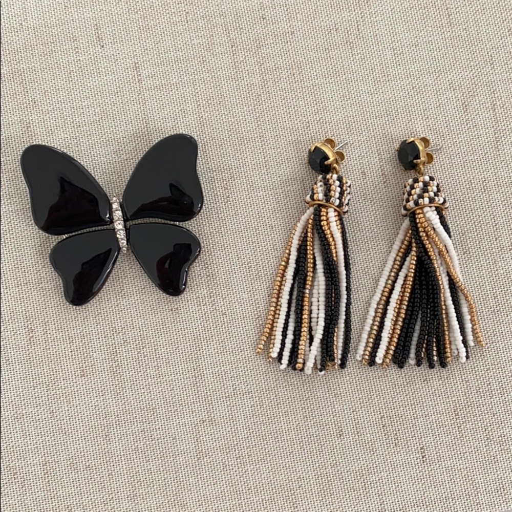J.Crew Earring & Brooch Bundle Fashion Jewelry Set Classic Chic